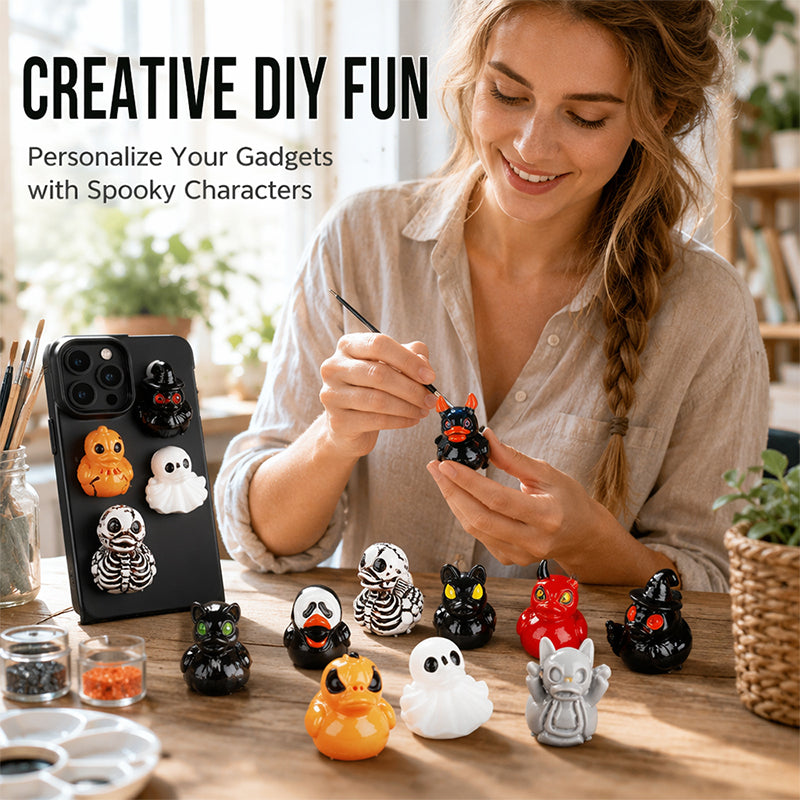 ⏰Mini Resin Ducks (Devil, Ghost, & Skeleton Designs)