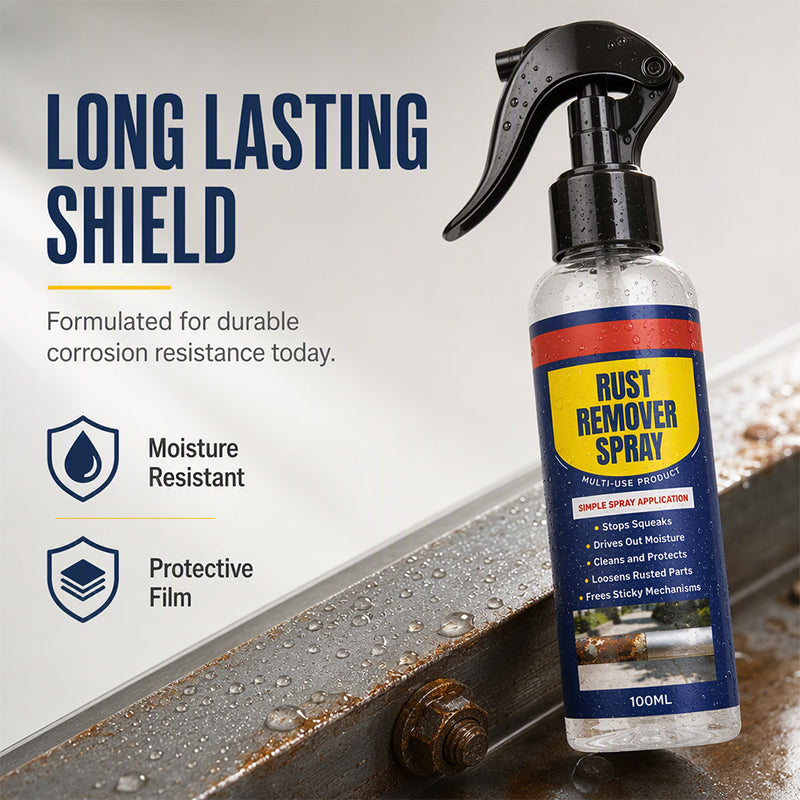 🛠️ Multi-Purpose Rust Remover Spray – 100ml Metal Lubricant Care