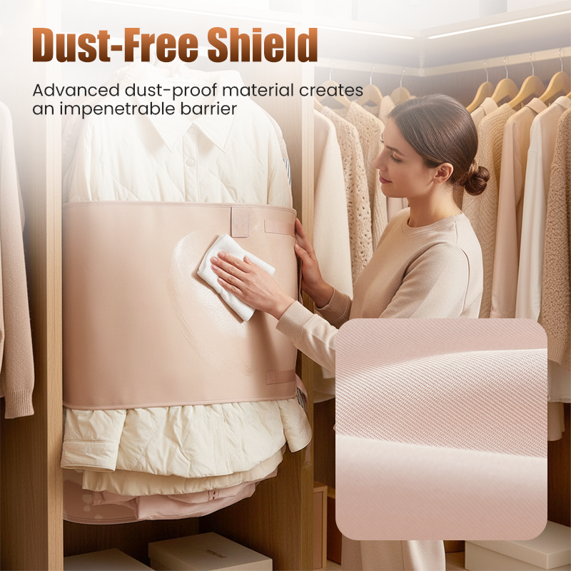 👗 Dust Proof Compression Clothing Cover Wardrobe Organizer ✨