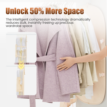 👗 Dust Proof Compression Clothing Cover Wardrobe Organizer ✨