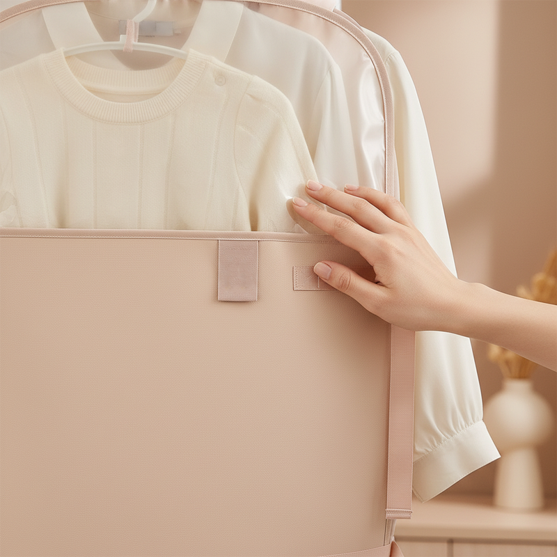 👗 Dust Proof Compression Clothing Cover Wardrobe Organizer ✨