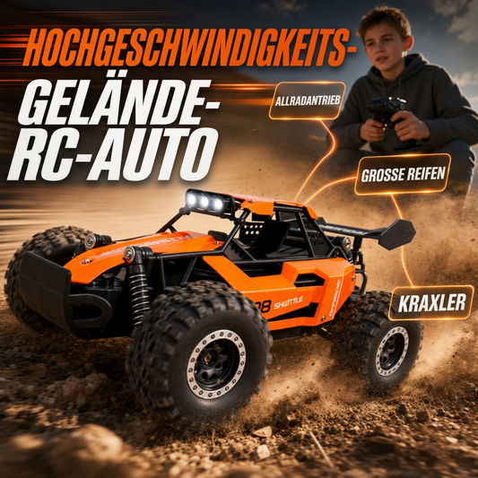 🏎️ Fast Off-Road RC Car - 1:16 4WD All-Terrain Remote Control Truck 🚙