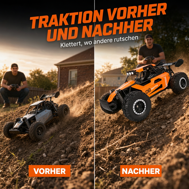 🏎️ Fast Off-Road RC Car - 1:16 4WD All-Terrain Remote Control Truck 🚙