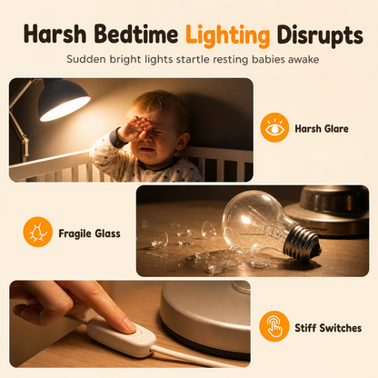 ⚽ Cute Soccer Silicone Tap Night Light Soft LED Lamp 💡