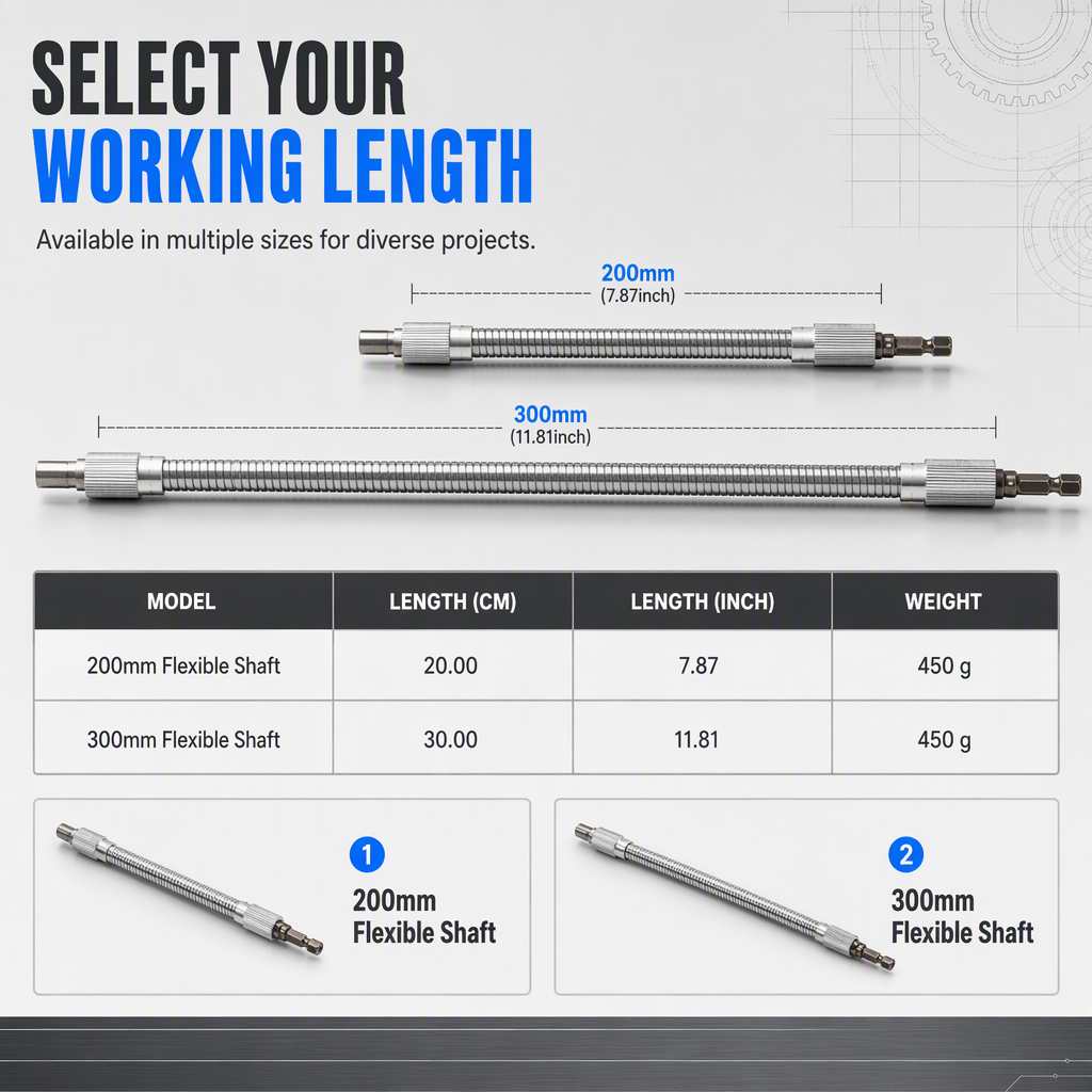 🛠️ Flexible Drill Bit Extension Shaft - 360 Degree Universal Screwdriver Adapter 🔩
